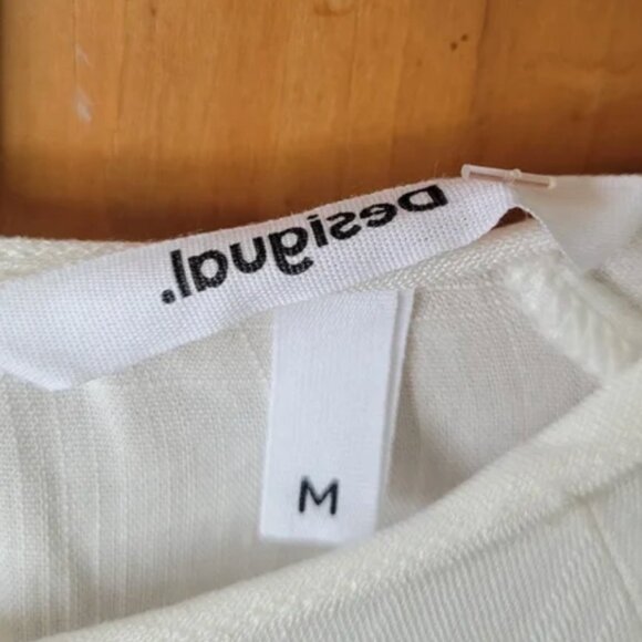 Desigual Bodysuit Cream & Floral size M - Picture 6 of 12